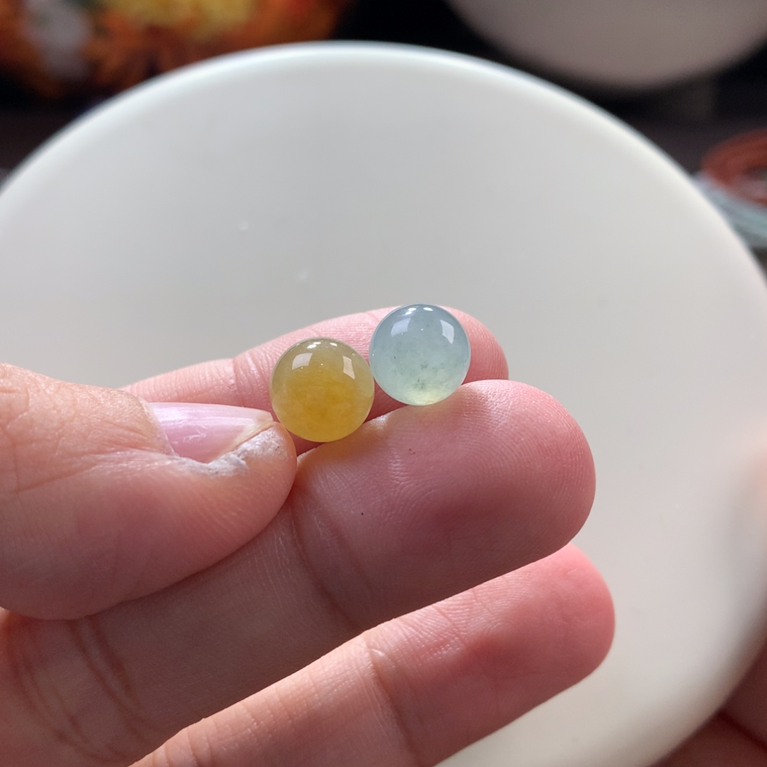 翡翠手链未镶嵌卡8.6~8.8一对价