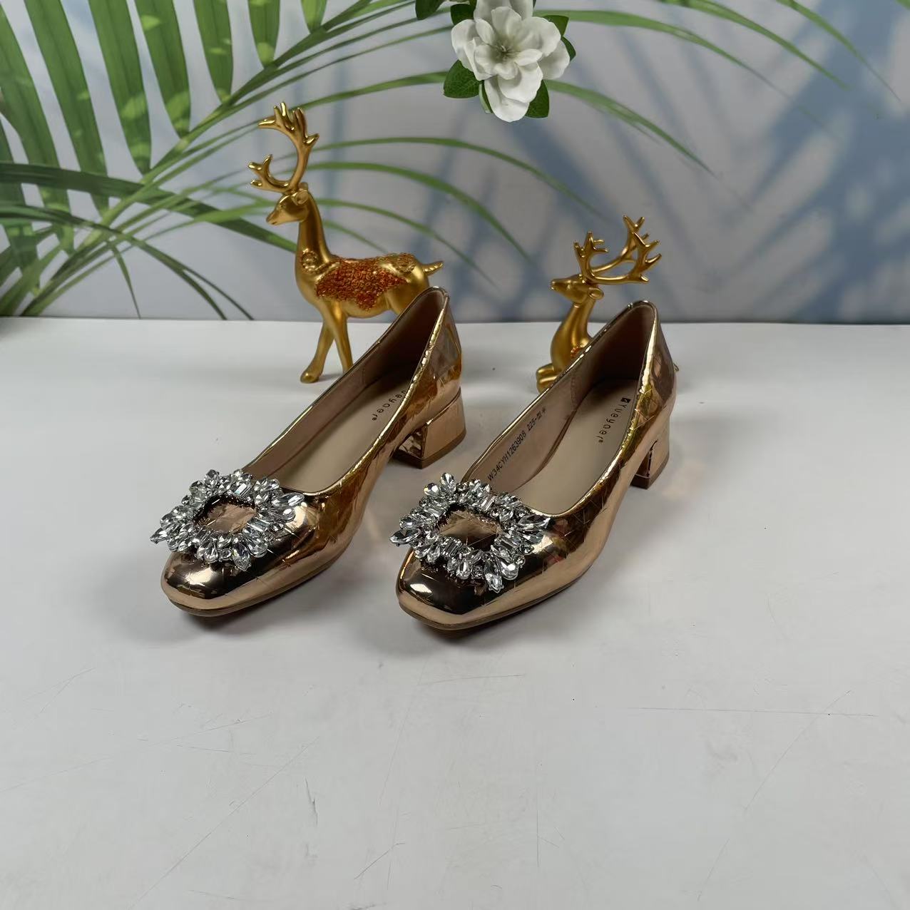 小强家女鞋 芽儿家新款百搭女单鞋（Y142-47-1）（W34CYH1263908）