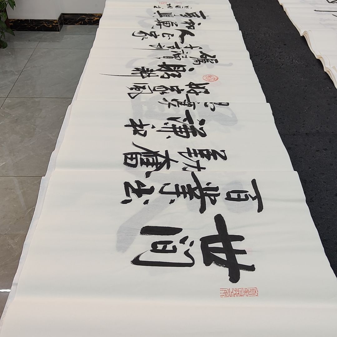 白武坤白老师作品一副