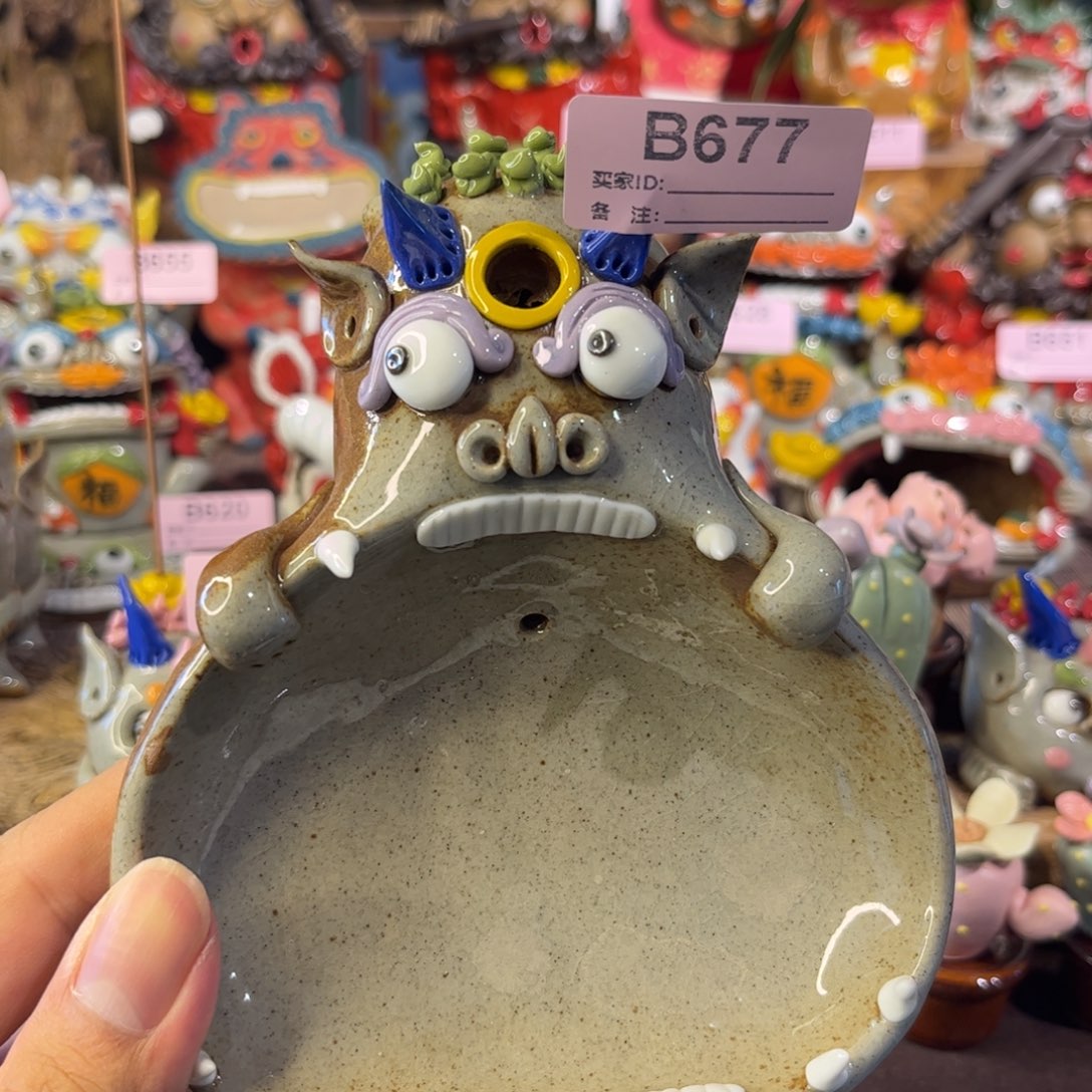 泥塑纯手工茶宠摆件