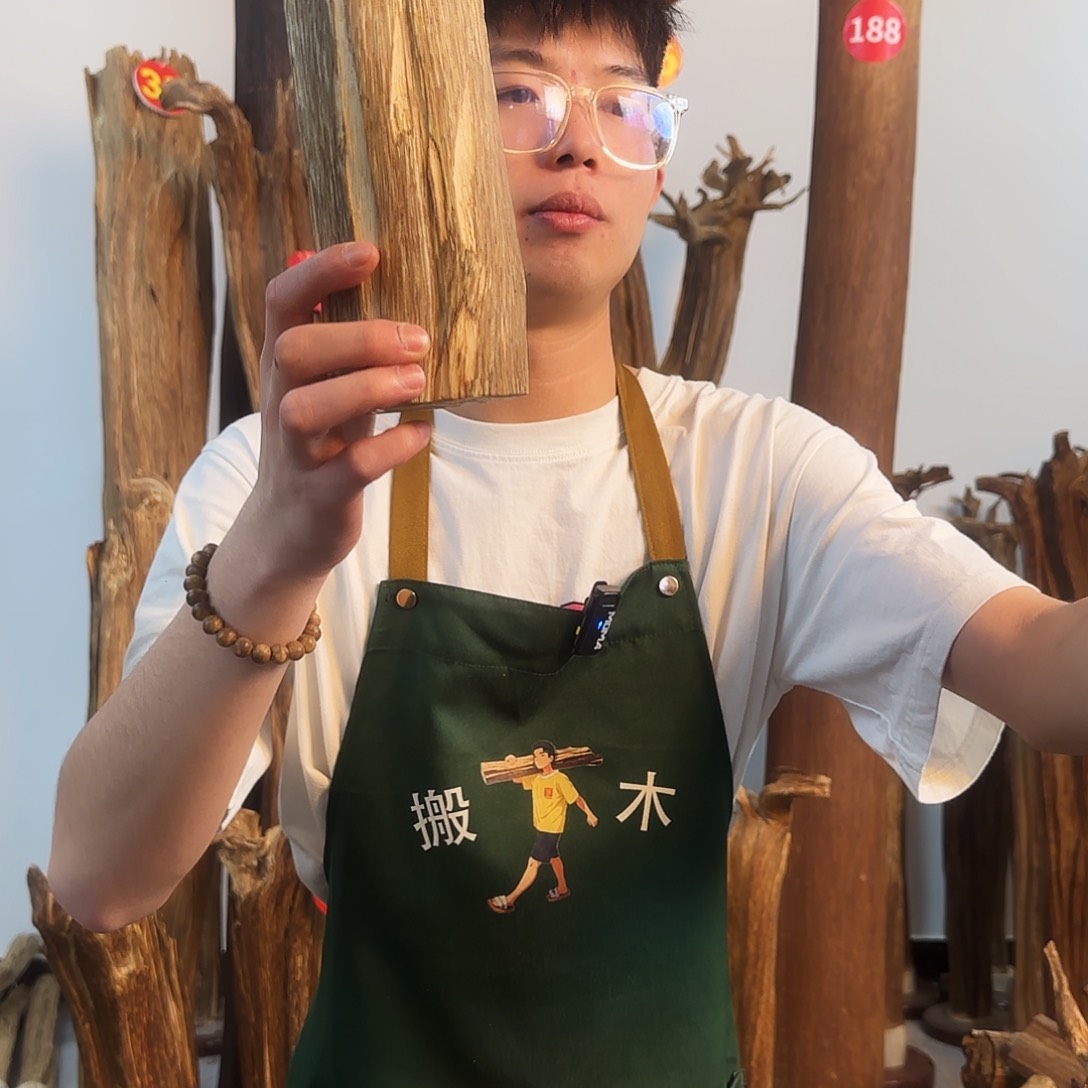 沉香摆件天然沉香原木摆件➕底座