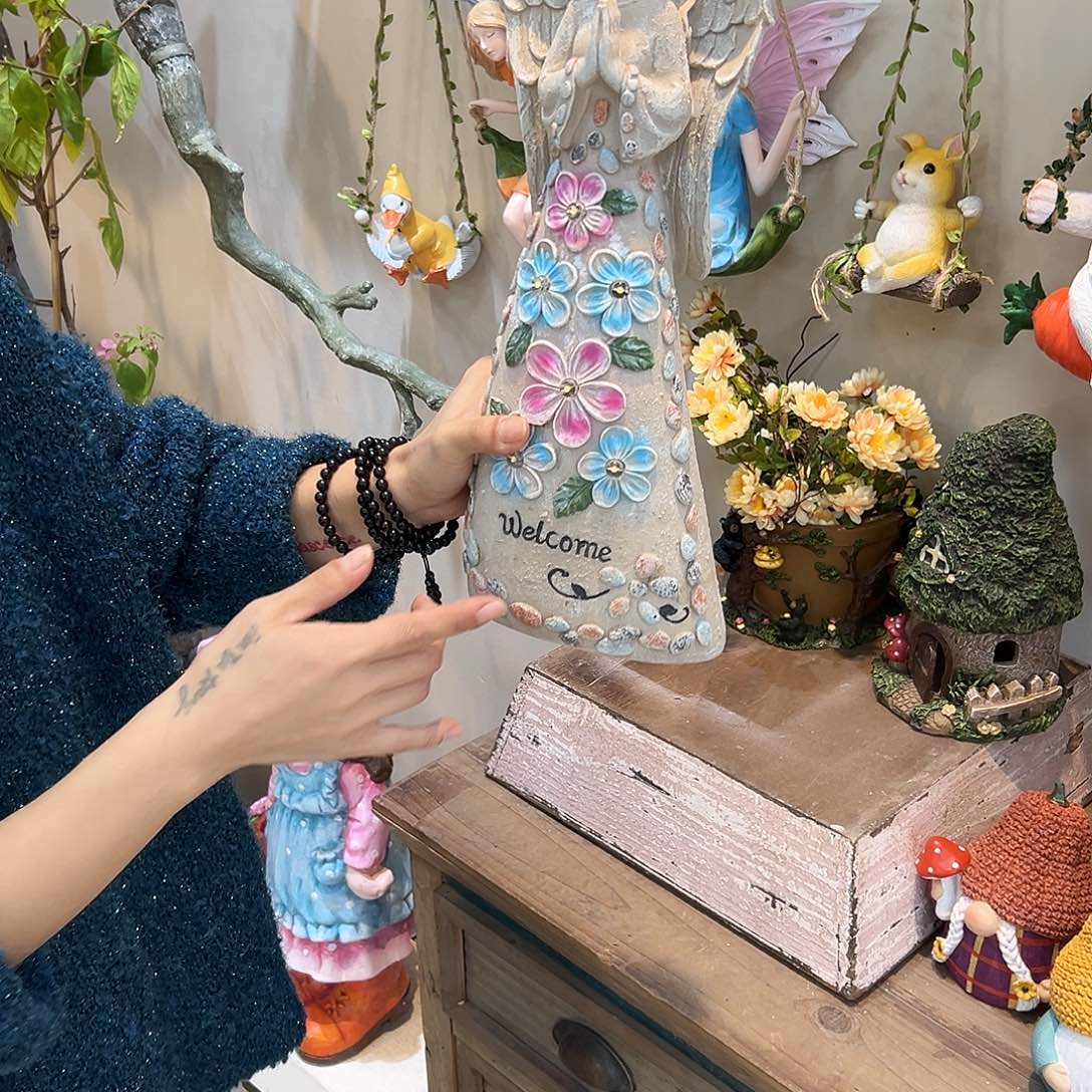 花园摆件红红火火