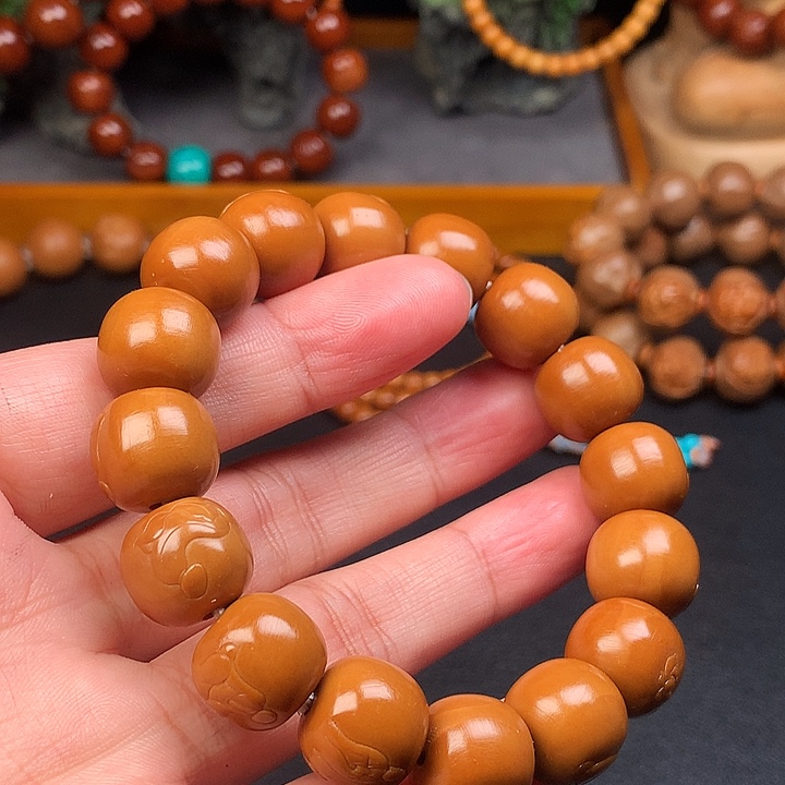 橄榄核手串/手链温**生老型无相14