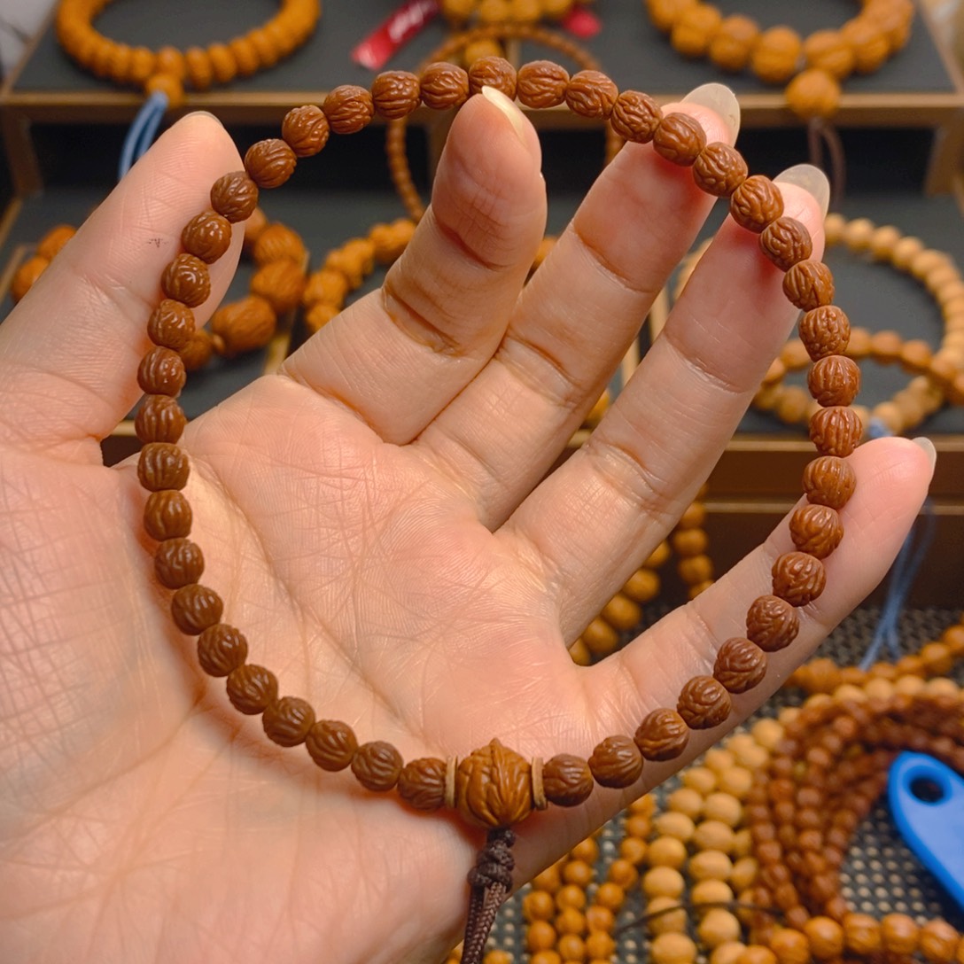 炕***头吊坠桃核秦岭森林06