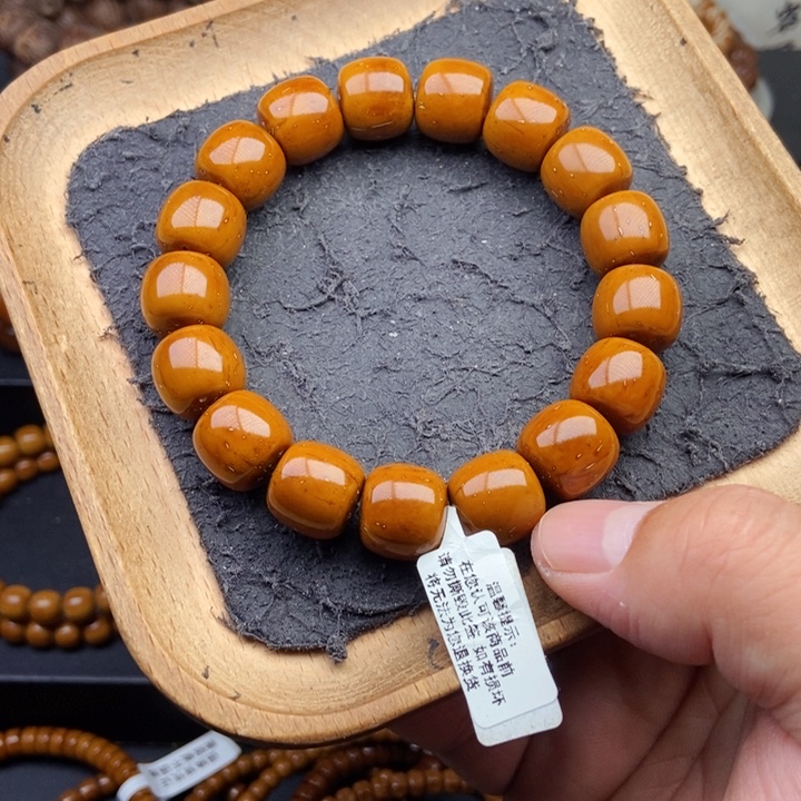 手串紫金鼠13.6mm天花板黄金甲短轴