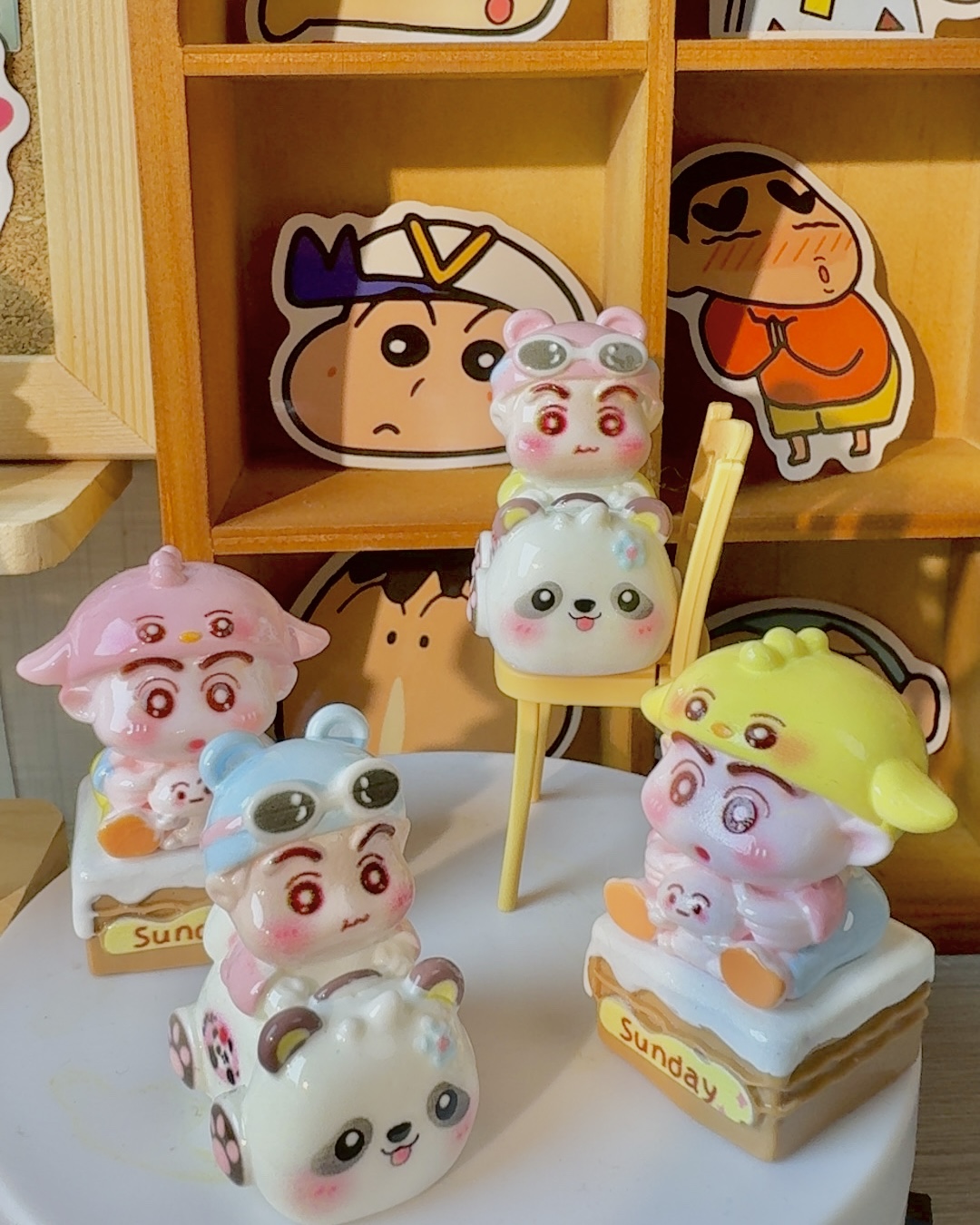 【两款小新混装】立体树脂diy配件饰品创意摆件