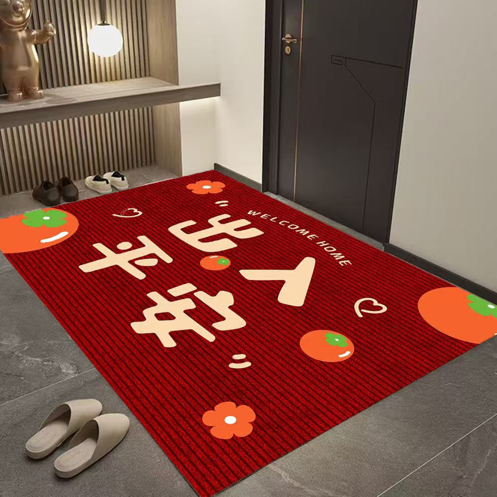 升级加厚出入平安120*160除尘入户防滑吸水好搭理地毯地垫门垫