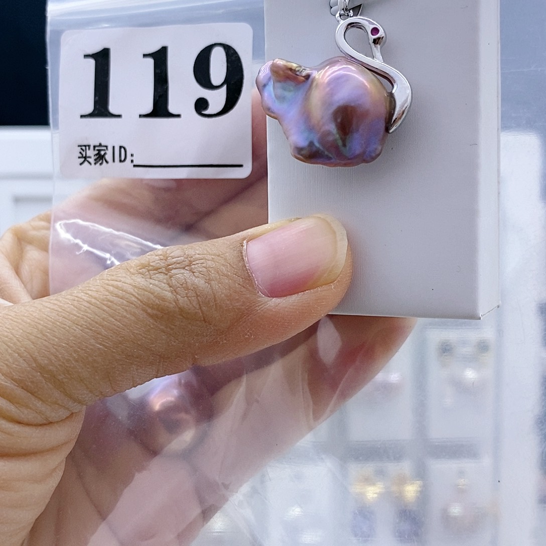 淡水珍珠颈饰钛钢