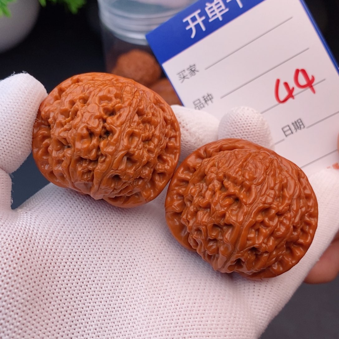 文玩核桃把件43水龙纹44