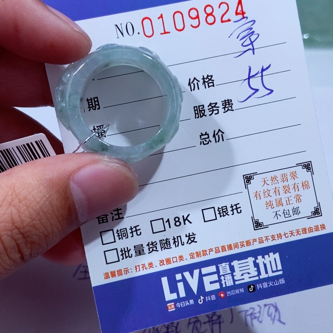颈饰未镶嵌翡翠穿**海