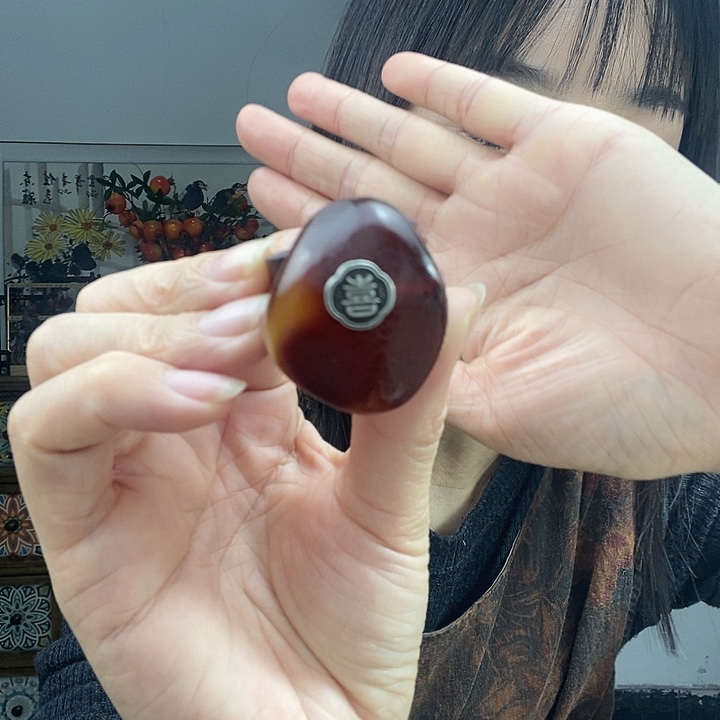 蜜蜡戒指未镶嵌戒指