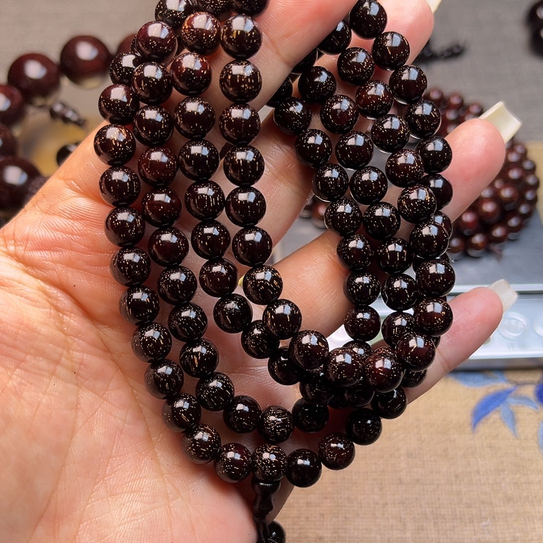 檀香紫檀（小叶紫檀）0.7 108颗爆星