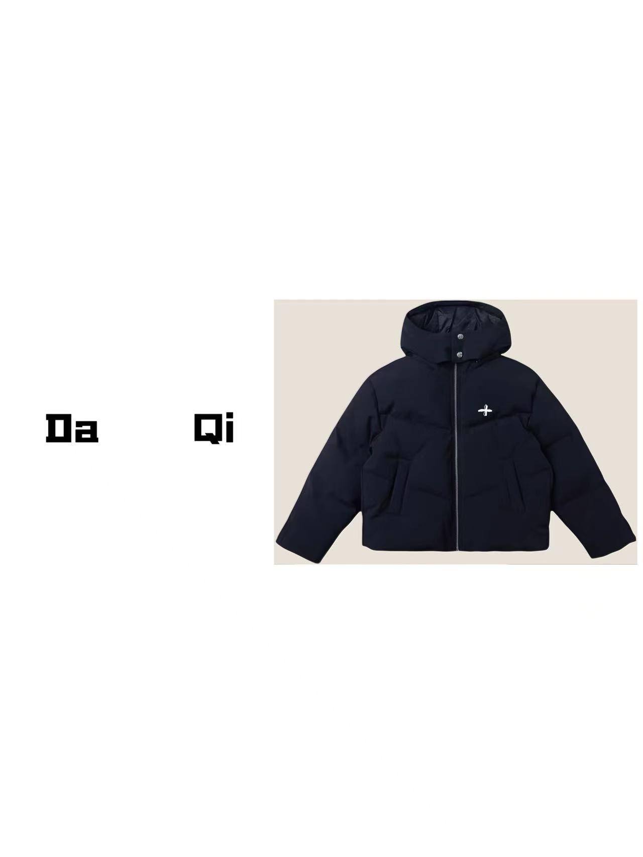 【Da    Qi】荒原狩猎短身防水白鸭绒羽绒服长款