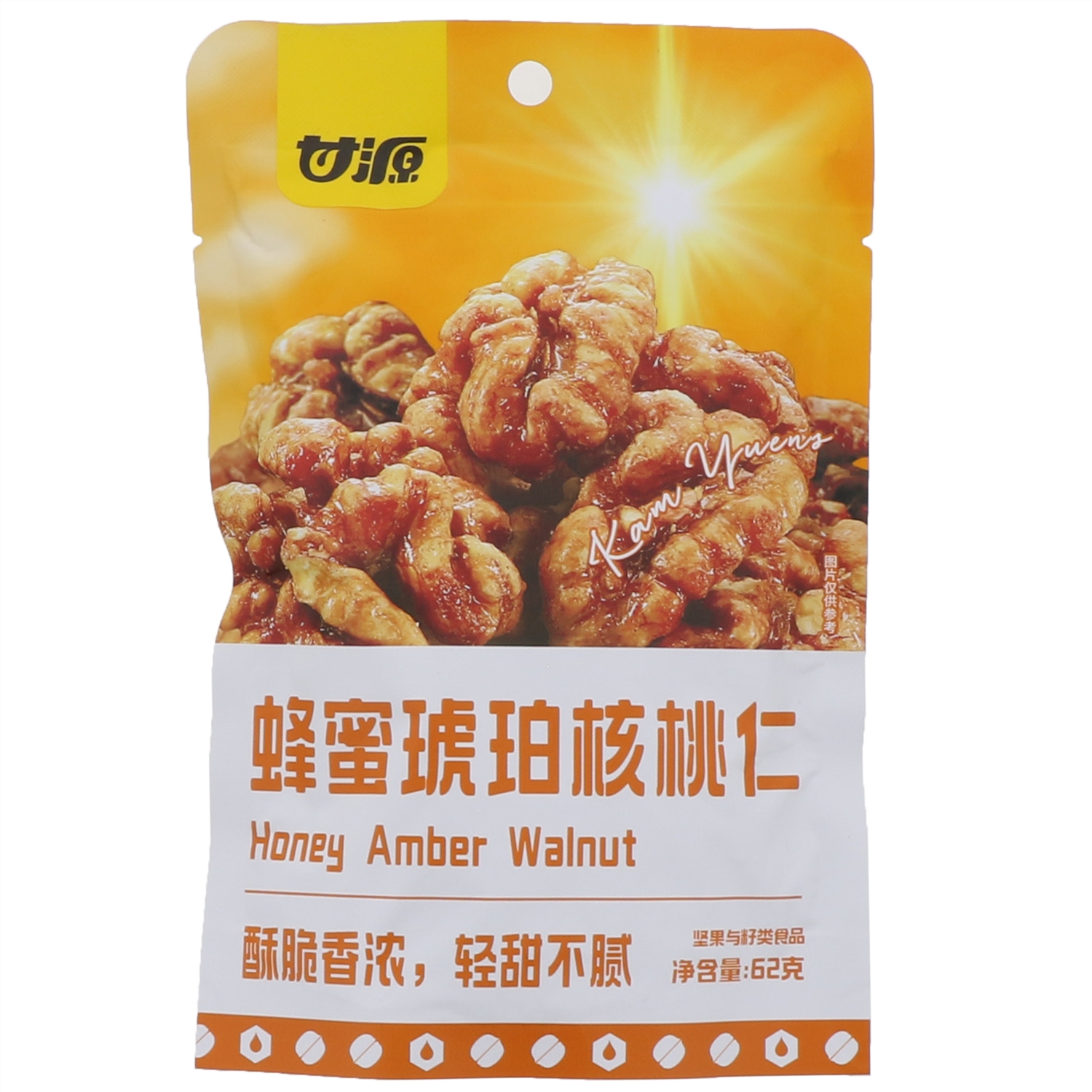 KAM YUEN/甘源蜂蜜琥珀核桃仁62g