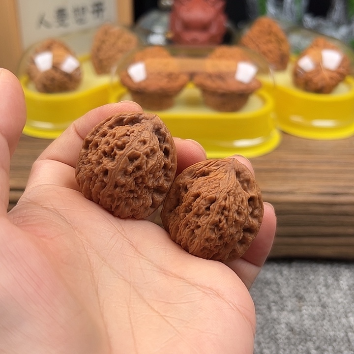 吊坠文玩核桃053号南疆石全品32小手捻