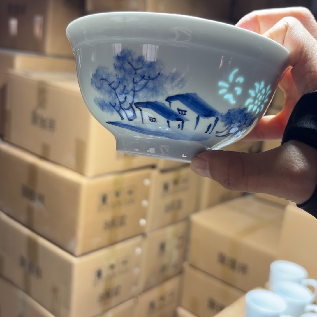 瓷碗景德镇陶瓷两只好的