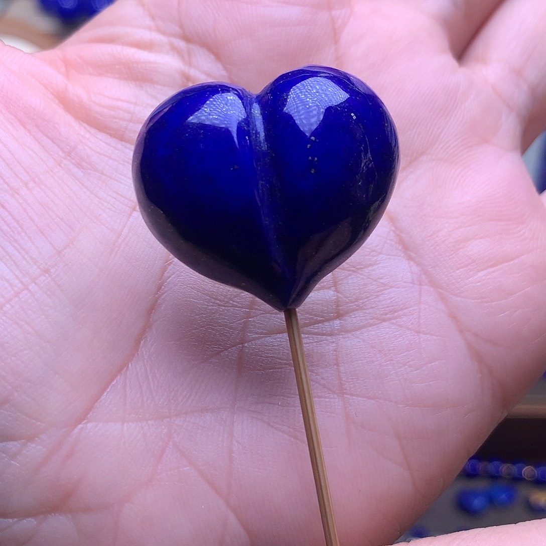 青金石未镶嵌30.1m桃