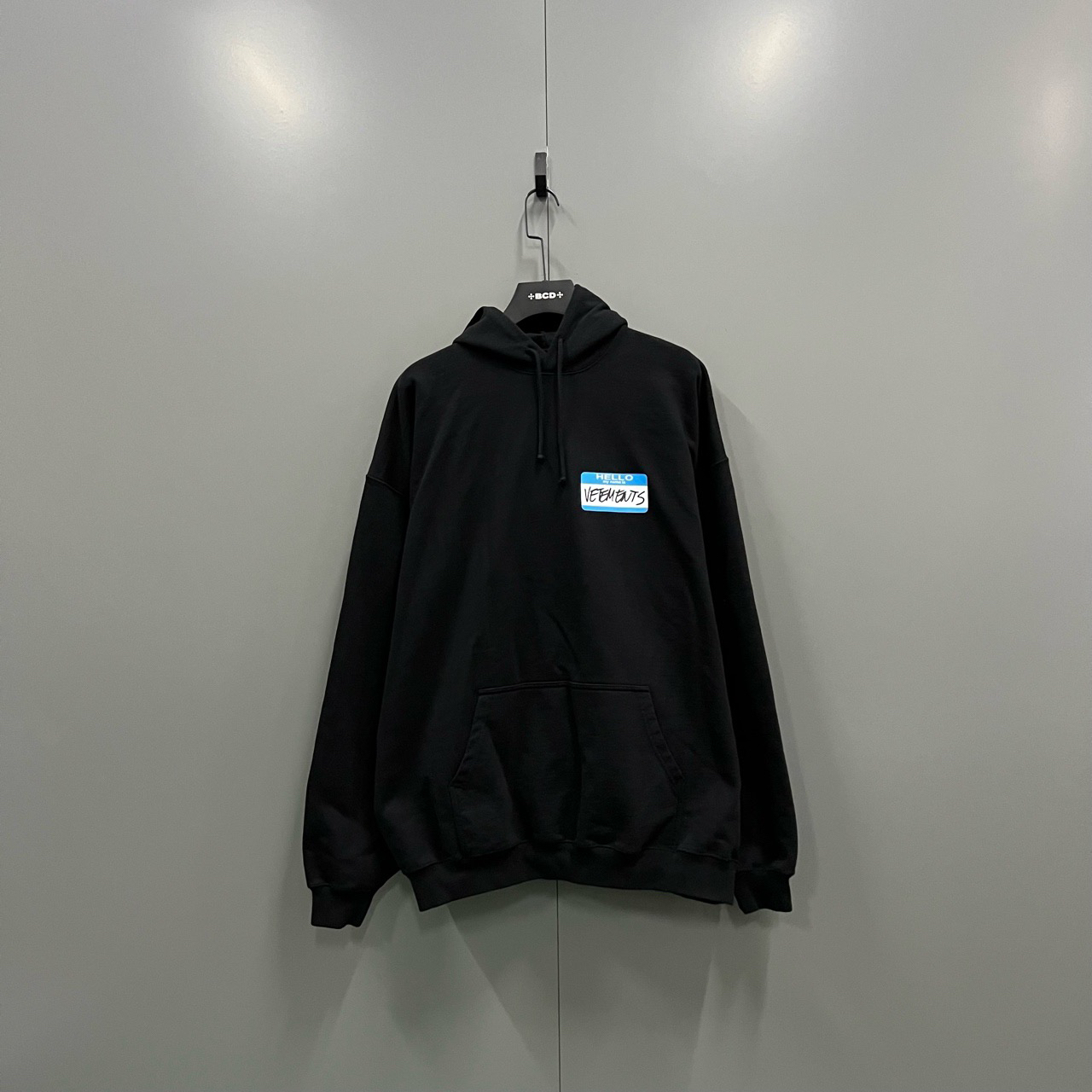 (Bb) 116 Vetements 维特萌 草写logo贴标帽衫 XS码/95新/102938