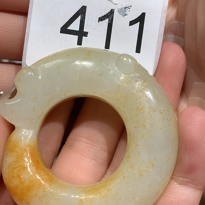 和田玉挂件未镶嵌火*