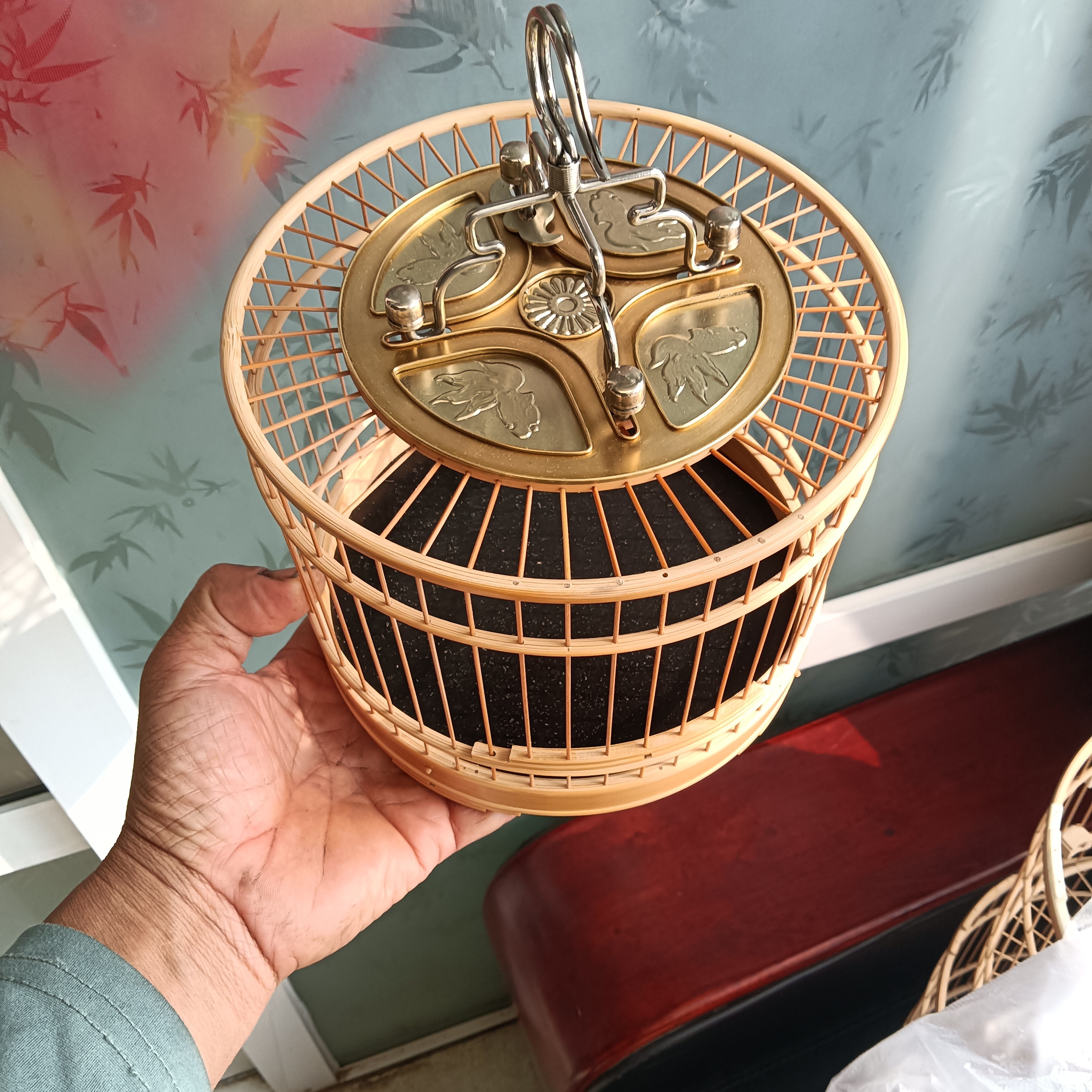 小鸟笼点鼓蝈蝈笼子做工精致适合盘玩