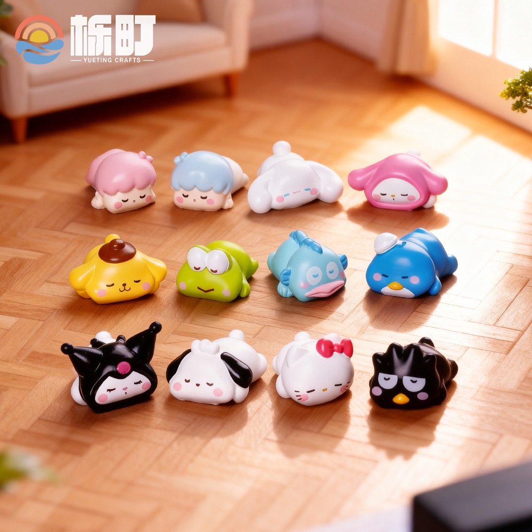 【双许愿+九宫格】可爱趴趴三丽欧小动物萌粒公仔diy配件桌面小摆件