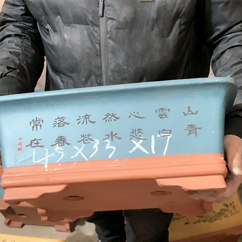 紫砂花盆手工制作