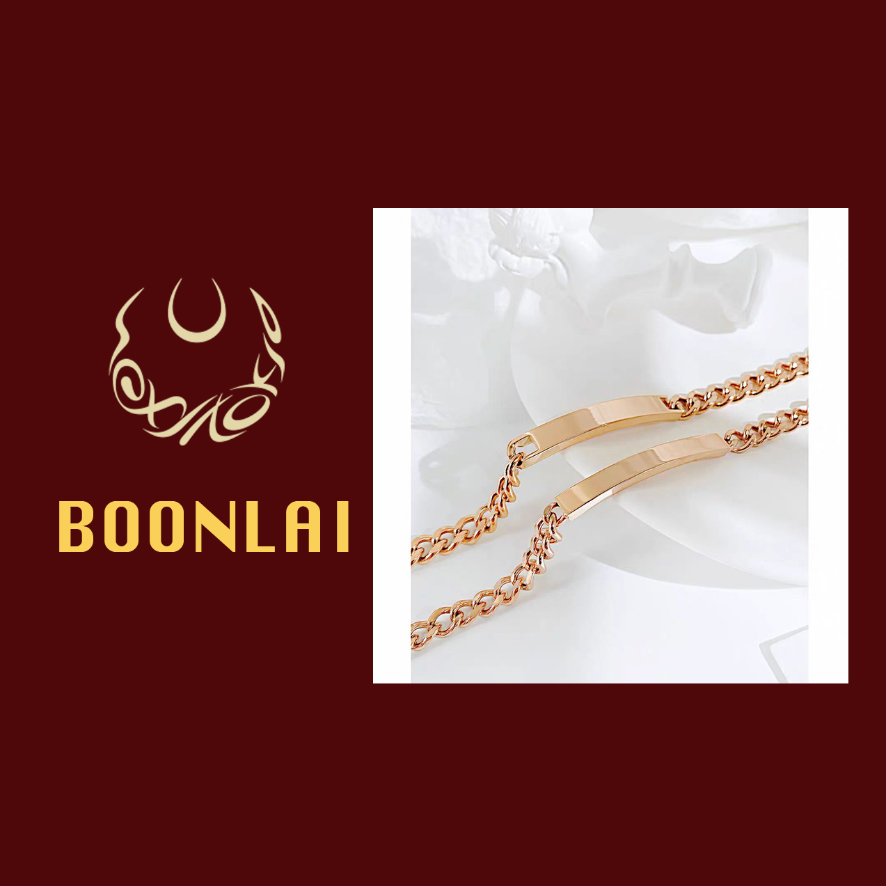 铜合金手链 Boonlai 金属链条手链S