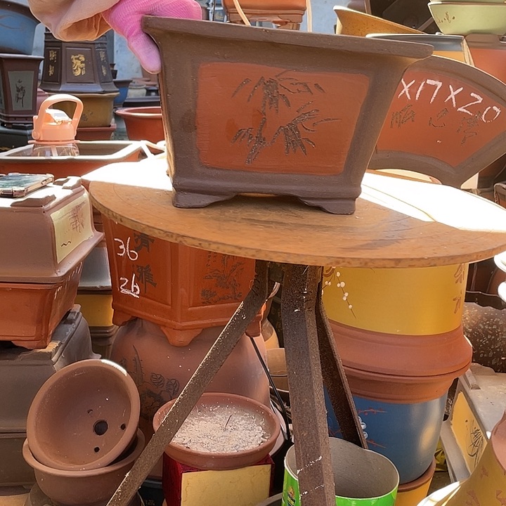 25红四方花盆花盆紫砂花盆紫砂花盆