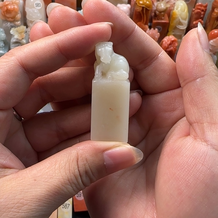 昌化石印石1.7厘米左右马