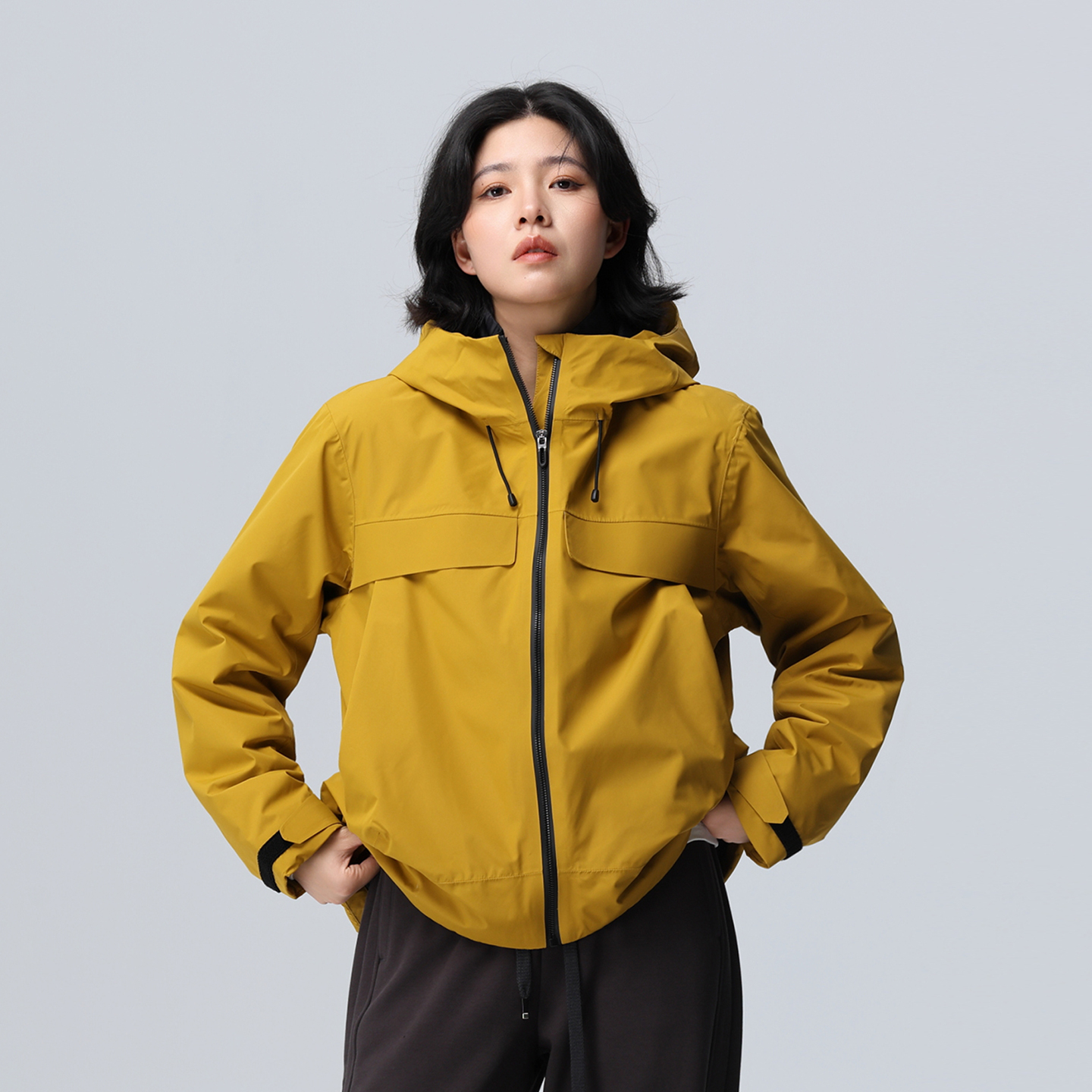 WeTHEE |杏识  轻量化防风防水鹅绒服户外休闲羽绒服连帽冲锋衣冬