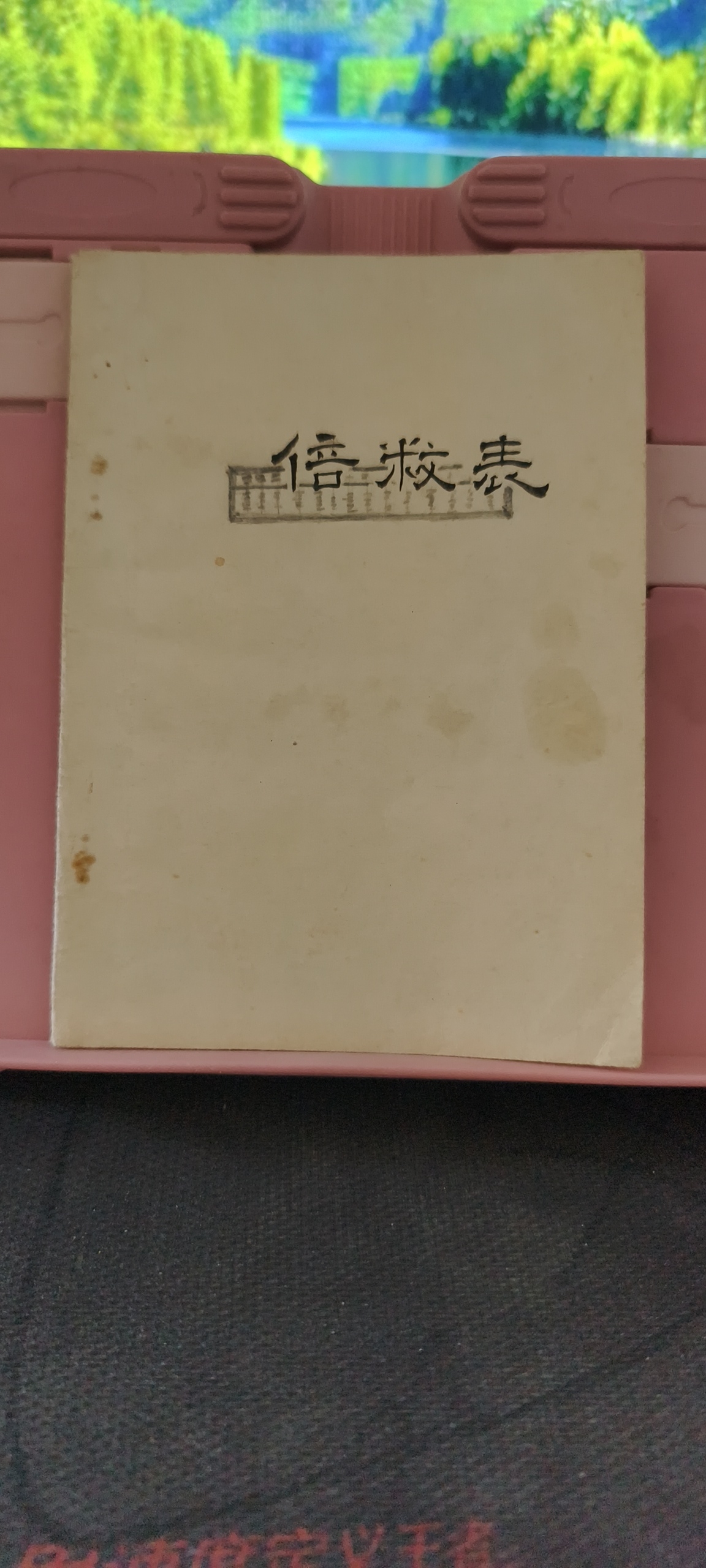 9新  倍数表 从第5页开始 实物拍摄 