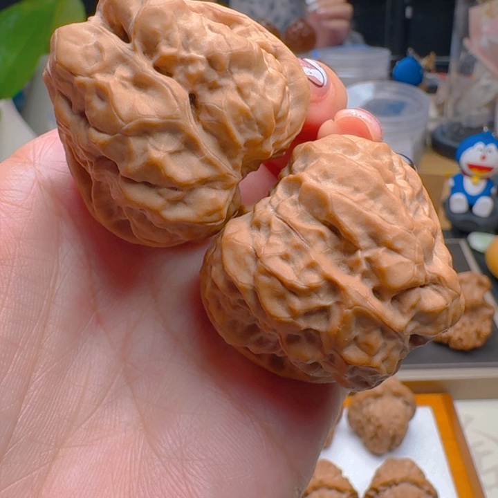 核桃把件39尺寸蛤蟆头