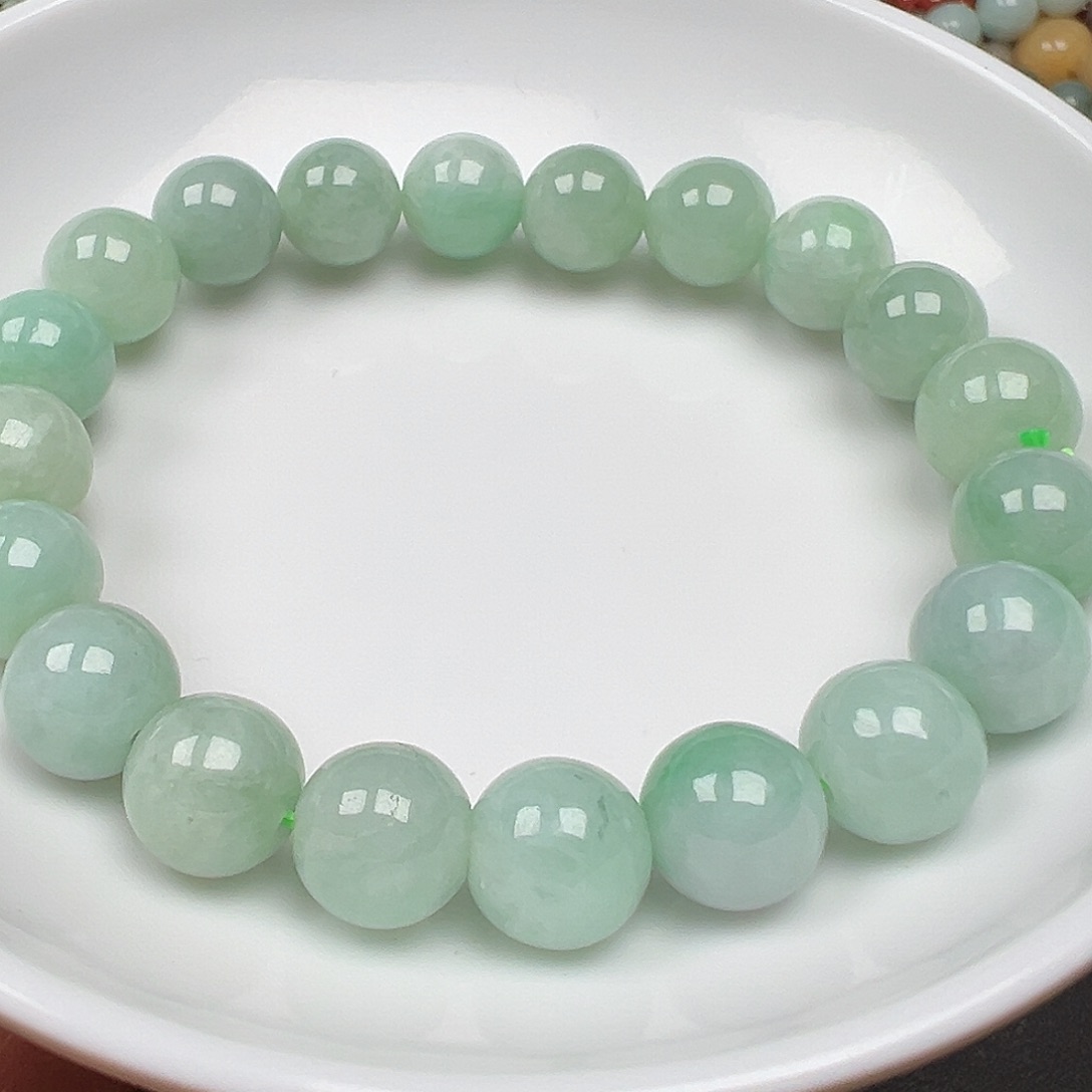 翡翠手链未镶嵌无*谓货主老华