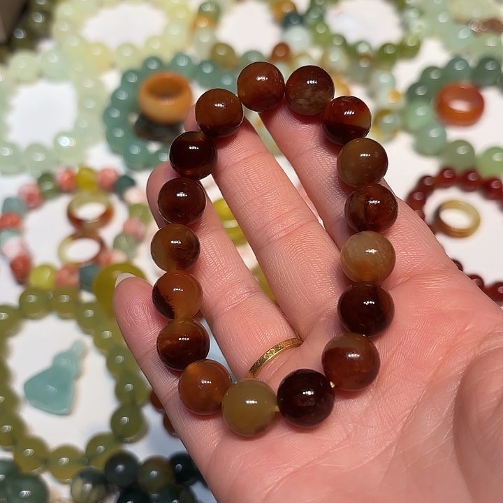 蛇纹石玉未镶嵌手串