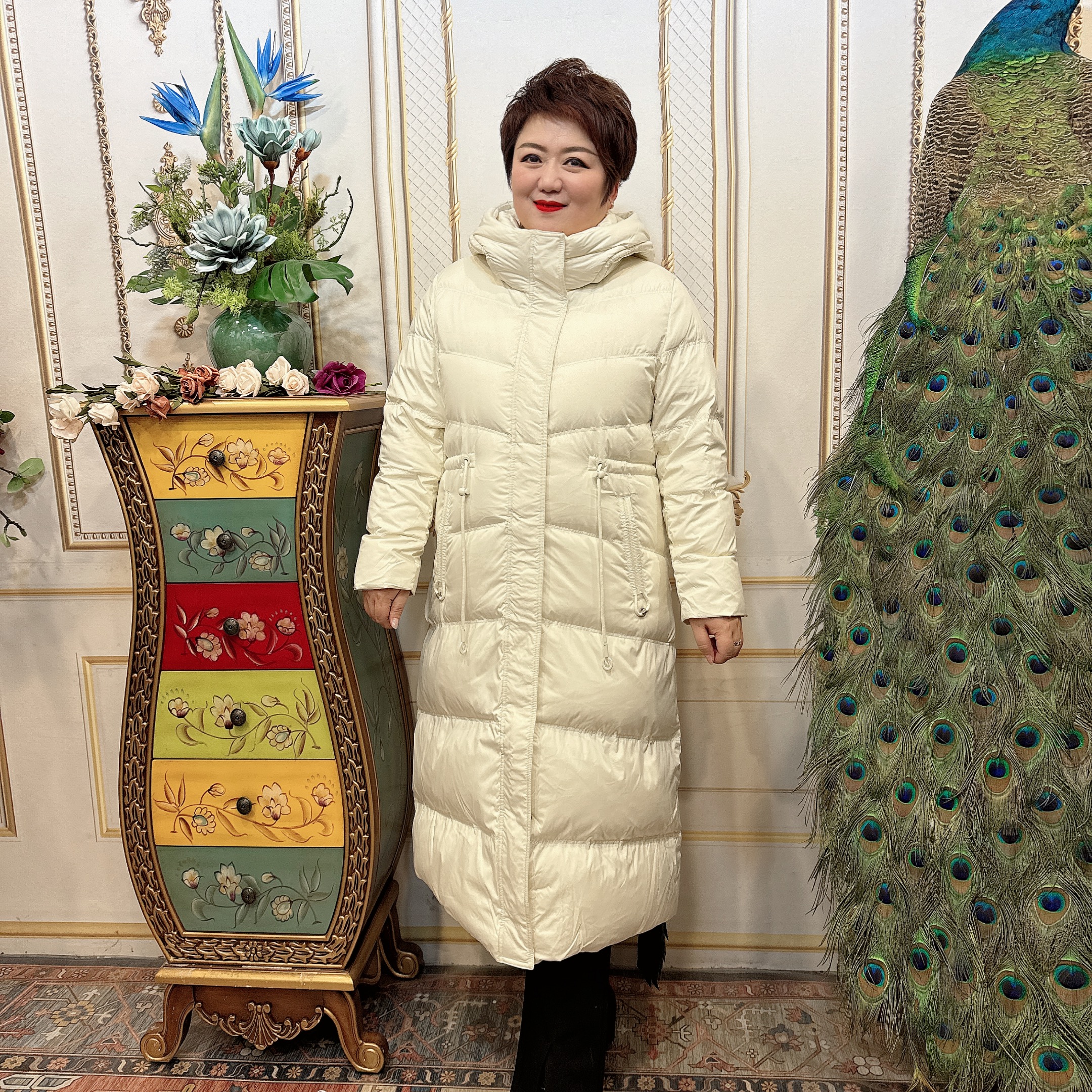 （衣长115）新款石墨烯鹅绒服185