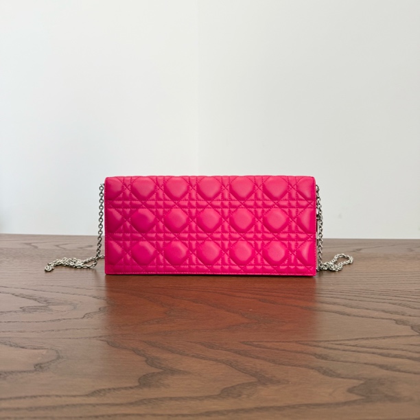 99新 DIOR/迪奥 Dior迪奥 戴妃链条手拿包 尺寸27x13