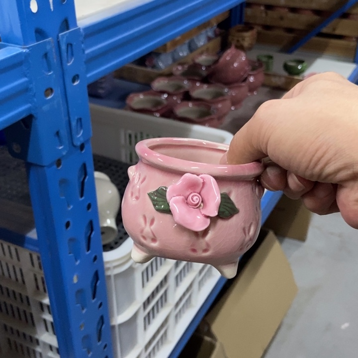 花盆单场满9.9发货7.5*7兔子