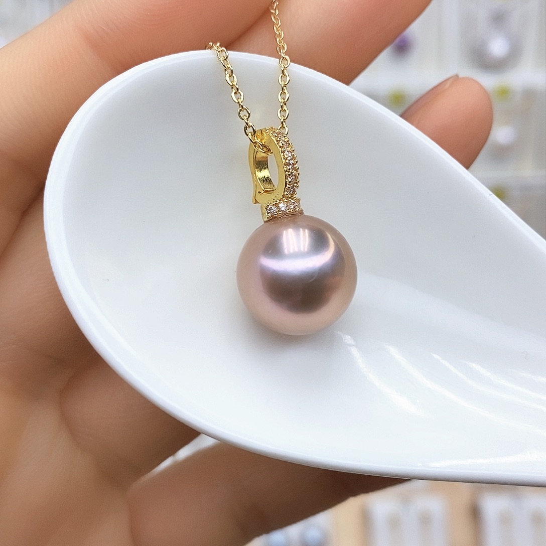 淡水珍珠合金颈饰