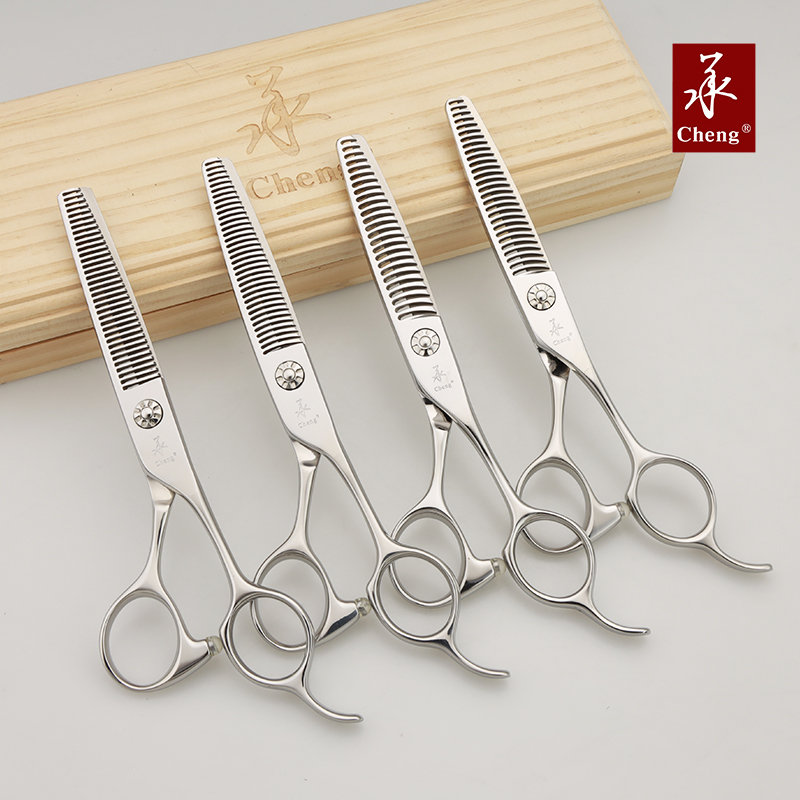 (承)剪 BF系列 V齿火焰齿手型牙剪 理发剪打薄剪发型师专用美发剪