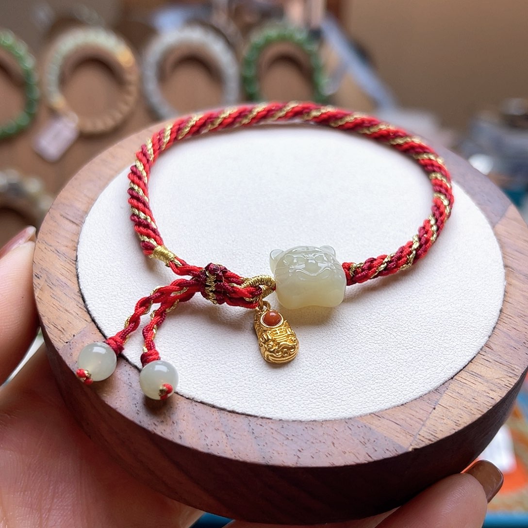 和田玉未镶嵌手串A23