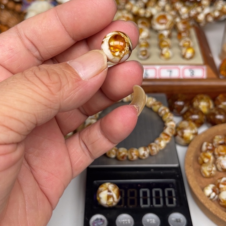 未镶嵌琥珀裸石双**?87号