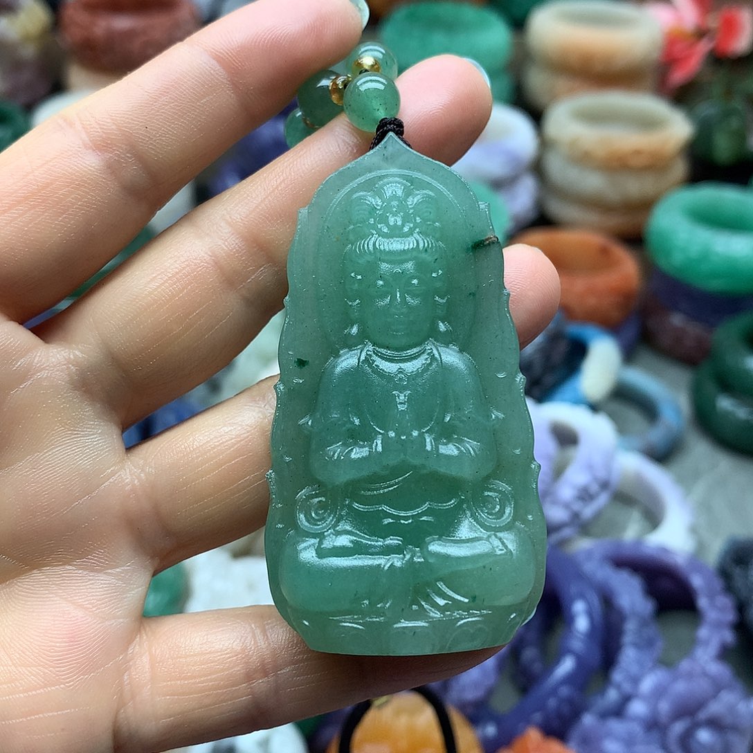 毛衣链未镶嵌石英质玉