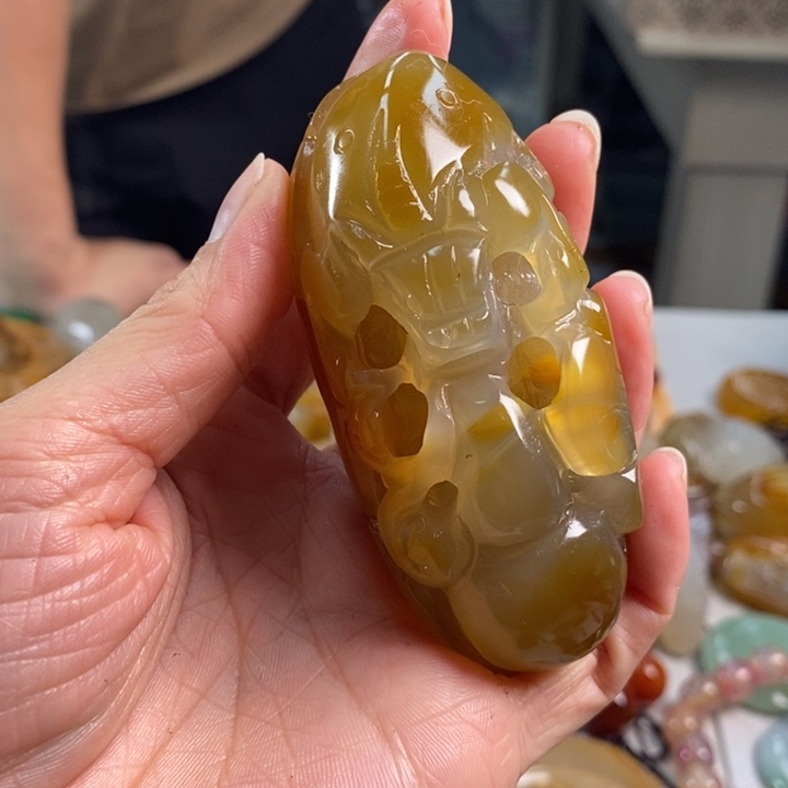 玛瑙/玉髓吊坠(不含链)未镶嵌