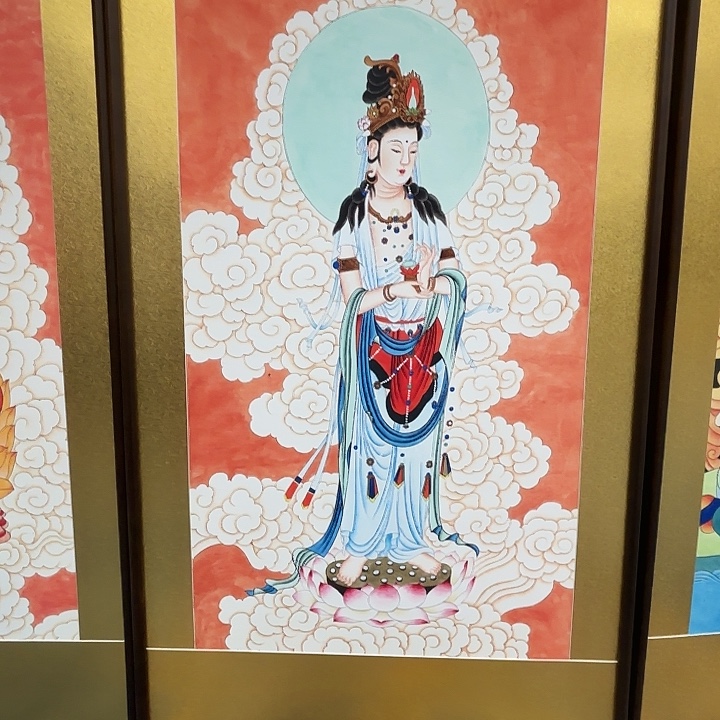 F***汀卷轴画唐卡作品欣赏