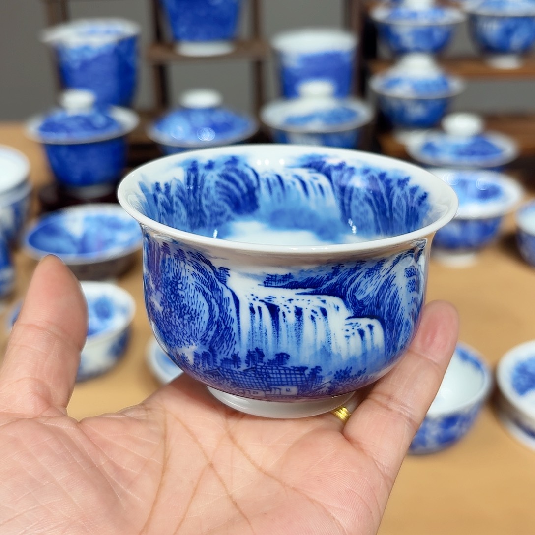 景德镇纯手绘如氏杯