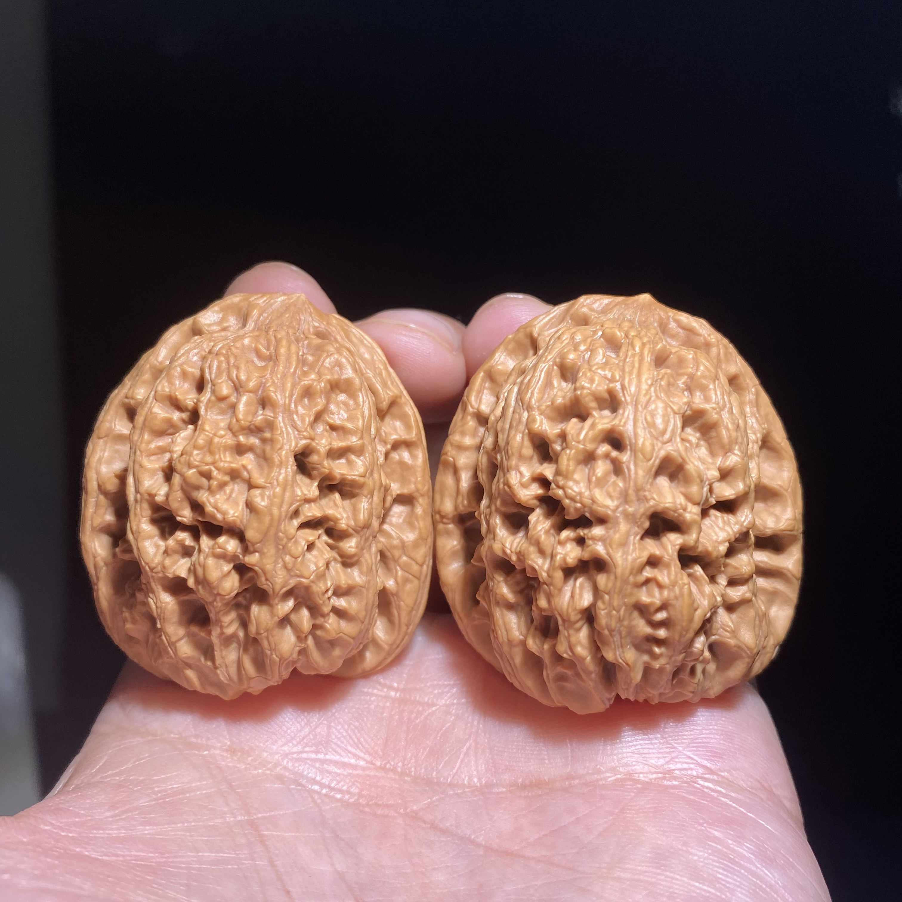 F03号将军膀53克边40肚40高45全品无修文玩核桃一物一图打好底