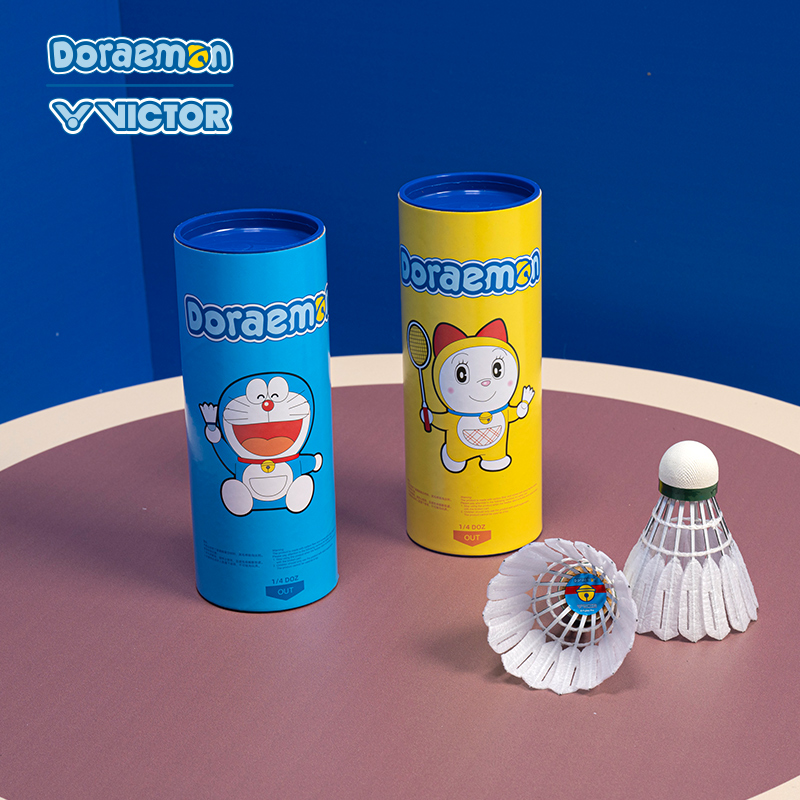 VICTOR/威克多胜利羽毛球哆啦A梦联名系列耐打训练碳音球NCS-DRM