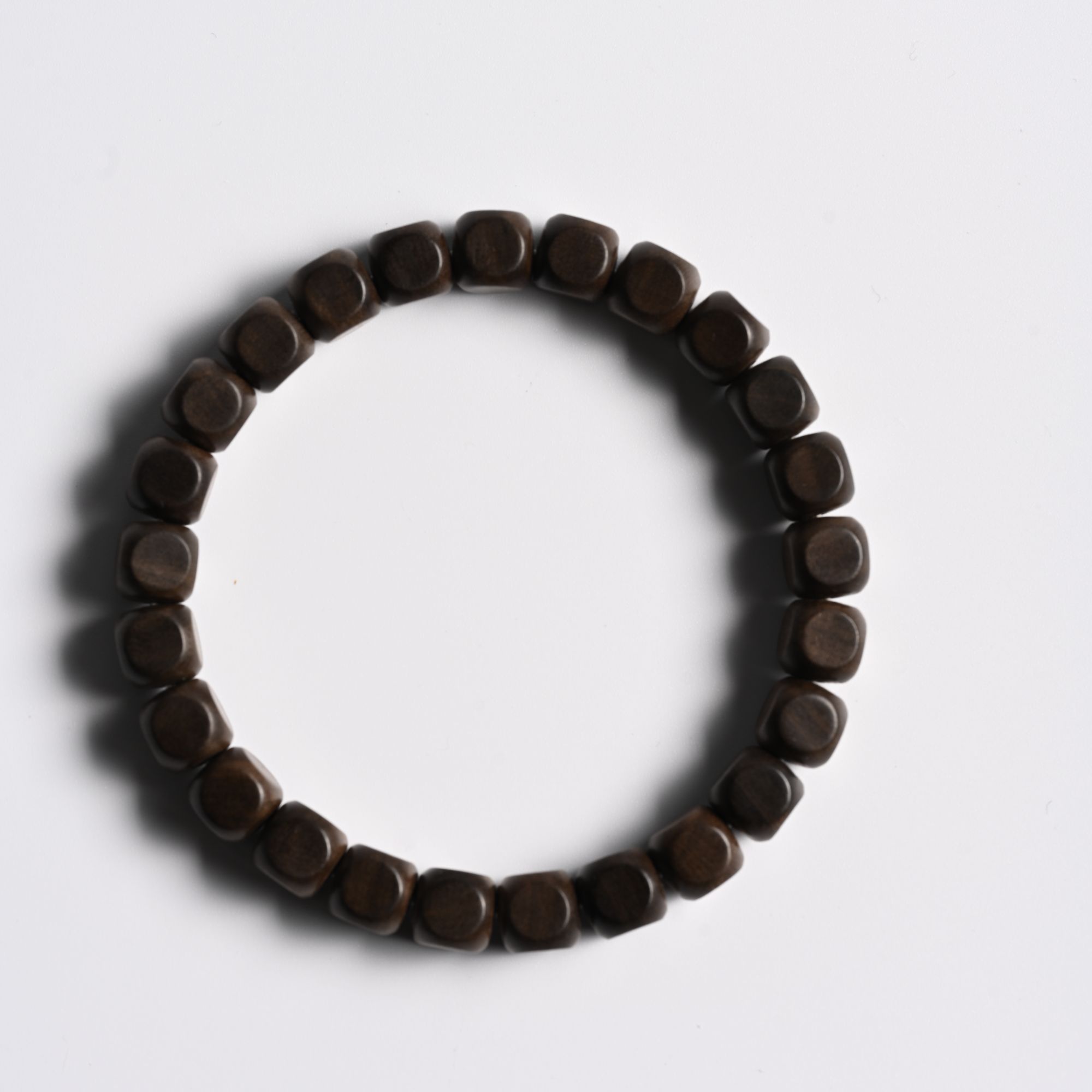 7mm 方糖 不归圆 阴沉老山檀香手串FL 毛润出品