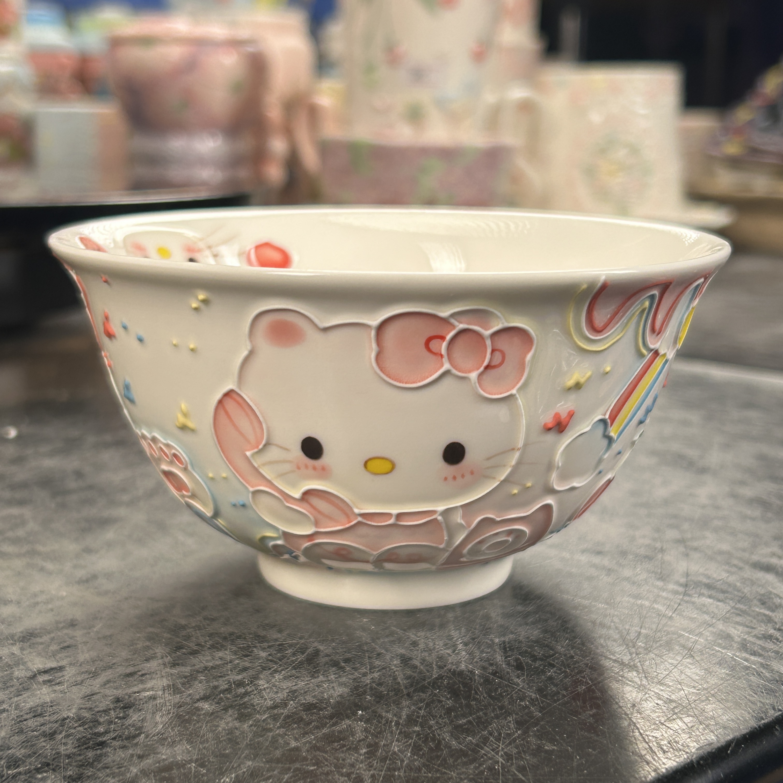 编号126卡通KT手绘碗