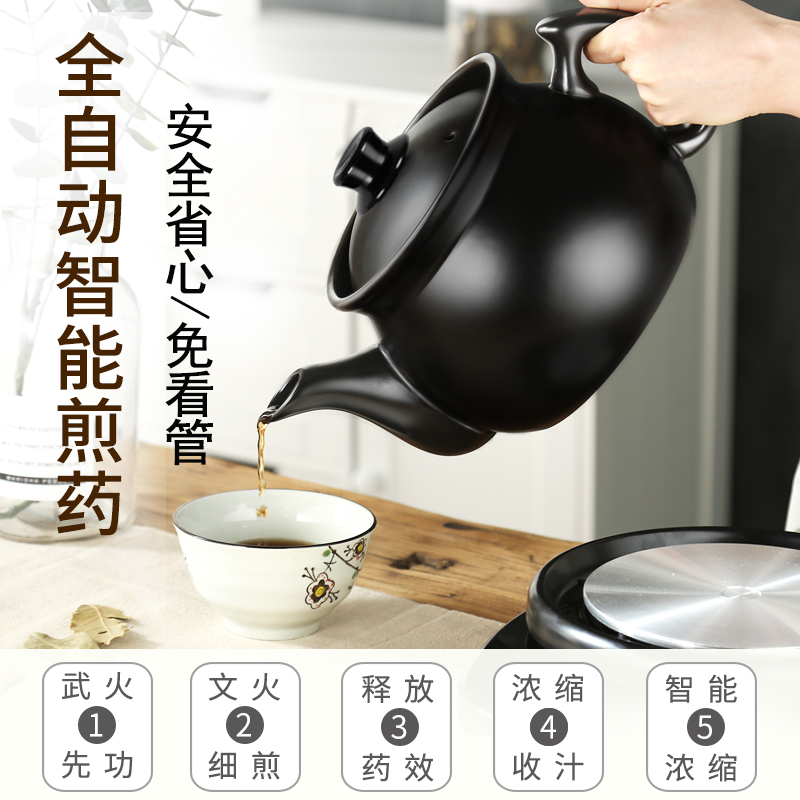 煎药壶中药壶熬药锅无釉全自动家用煮药电药煲中医陶瓷养生壶